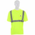 Mcr Safety Garments, Class 2, T-Shirt, Jersey knit X3 STSCL2SLX3